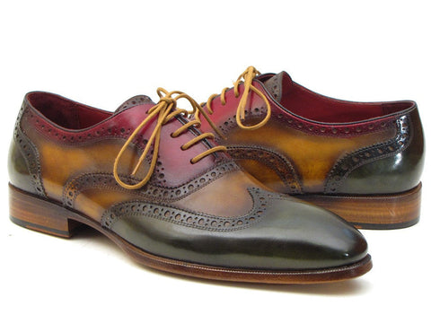 Paul Parkman Three Tone Wingtip Oxfords (ID#PP22F75)