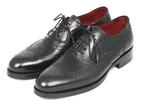 Paul Parkman Wingtip Oxford Goodyear Welted Black (ID#027-BLK)