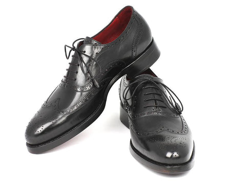 Paul Parkman Wingtip Oxford Goodyear Welted Black (ID#027-BLK)