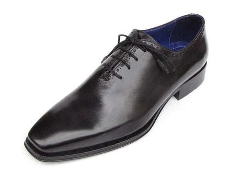 Paul Parkman Men's Plain Toe Oxfords Whole-cut Black (ID#025-BLK)