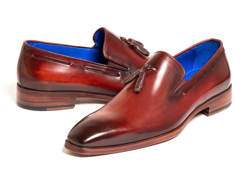 Paul Parkman Men's Tassel Loafer Garnet Brown (ID#5141GBRW)