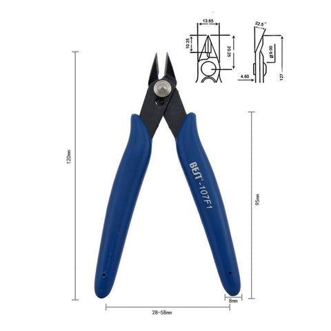 BEST BST-107F1 Electrical Wire Cable Cutters Tool Mini Pliers for Microelectronic Repairing