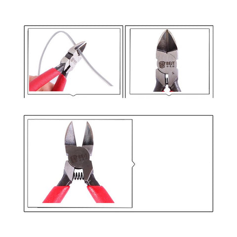 BEST BST-4 Anti-slip Diagonal Side Cutting Pliers