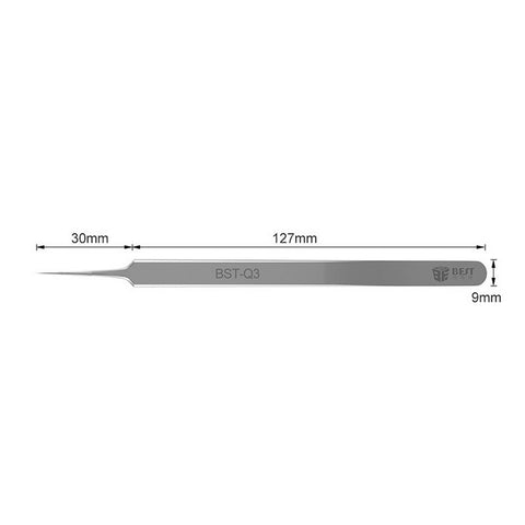 BEST BST-Q3 202 Stainless Steel Precision Jumper Wire Tweezers Hand Tool