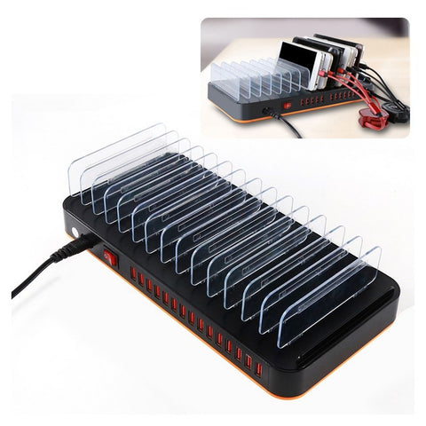 BEST 15 USB Ports Charging Station Charging Bracket for Phone Tablet