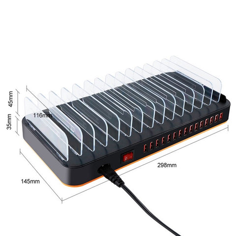 BEST 15 USB Ports Charging Station Charging Bracket for Phone Tablet