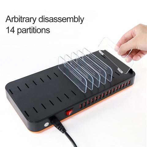BEST 15 USB Ports Charging Station Charging Bracket for Phone Tablet