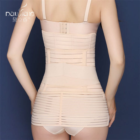 Premium 3-in-1 Set Tummy/Waist/Pelvis Belt Postpartum Body Trainer