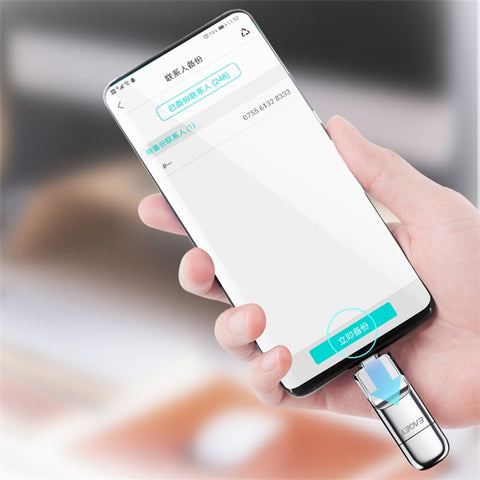 EAGET SU10 USB3.1 Type-C Dual Port 512GB U Disk Zinc Alloy Solid State USB Flash Drive Encryption Memory Stick