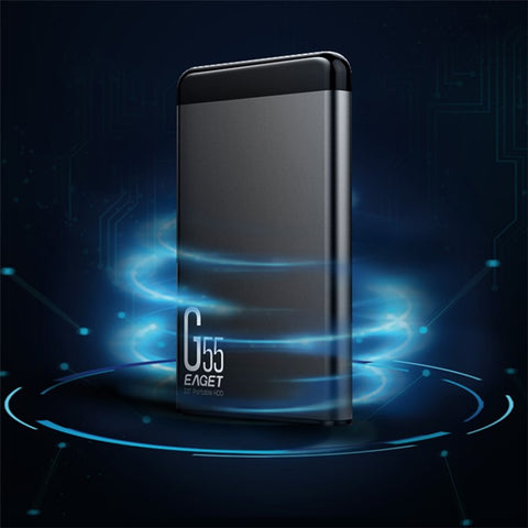 EAGET G55 1TB 2.5 Inch Portable External Hard Drive USB 3.0 HDD Storage Drive with 110MB / s Read Speed