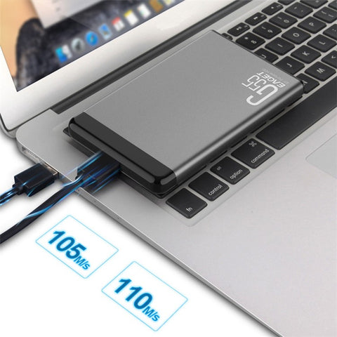 EAGET G55 1TB 2.5 Inch Portable External Hard Drive USB 3.0 HDD Storage Drive with 110MB / s Read Speed