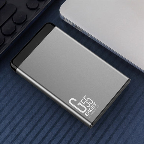 EAGET G55 1TB 2.5 Inch Portable External Hard Drive USB 3.0 HDD Storage Drive with 110MB / s Read Speed