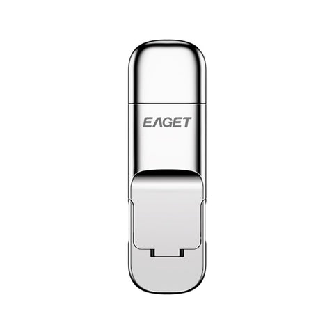 EAGET SU10 SSD USB Flash Drive 256GB Solid State U Disk USB 3.1 Type-C Dual Ports Memory Stick