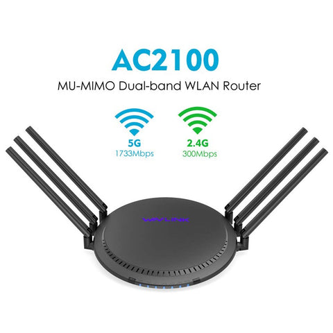 WAVLINK WN531A6 AC2100 Gigabit Ethernet Port WiFi Router Dual Band Wireless Repeater