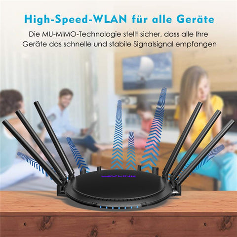 WAVLINK WN531A6 AC2100 Gigabit Ethernet Port WiFi Router Dual Band Wireless Repeater
