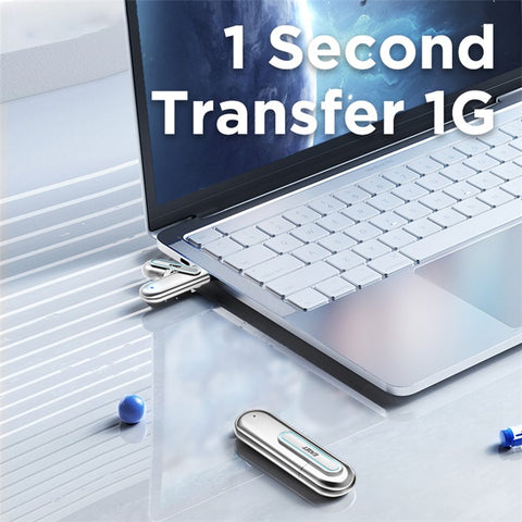EAGET SU90 2TB USB 3.2 Memory Stick Plug and Play Zinc Alloy Solid State Flash Drive