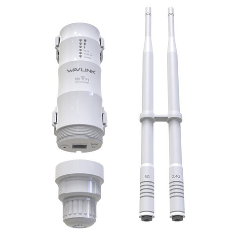 WAVLINK WS-WN570HA1-A2 600Mbps Outdoor WiFi Range Router Extender 2.4+5GHz Weatherproof Wireless Signal Amplifier Booster