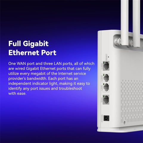 LB-LINK AX1800 WiFi6 Gigabit Dual Band Wireless Router Broadband WiFi Extender