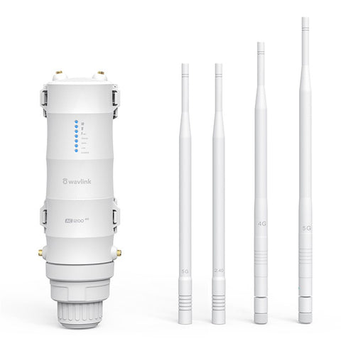 WAVLINK WN572HE4D 4 Detachable Antennas AC1200 4G LTE WiFi Dual Band Router with SIM Card Slot