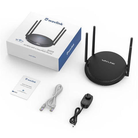 WAVLINK WN531AX2 WiFi 6 Repeater AX1800 Dual Band Gigabit Wireless Internet Router