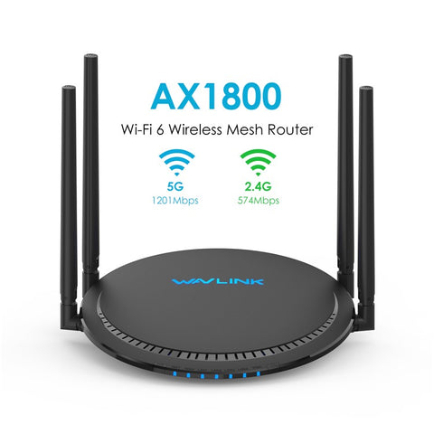 WAVLINK WN531AX2 WiFi 6 Repeater AX1800 Dual Band Gigabit Wireless Internet Router