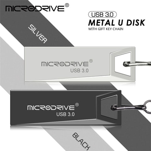 MICRODRIVE Portable 128GB Metal U-disk Laptop Computer USB 3.0 Flash Drive