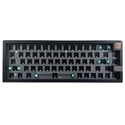 GMK67-S Hot Swappable Wireless+Wired+Bluetooth-compatible Keyboard Kit with Screen, RGB Backlight