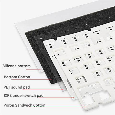 AJAZZ AK820pro Wireless Mechanical Keyboard Bluetooth-compatible Tri-Mode with Flying Fish Switches 81 Keys RGB Backlit Keyboard