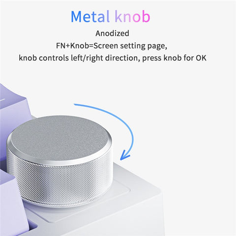 AJAZZ AK820pro Wireless Mechanical Keyboard Bluetooth-compatible Tri-Mode with Flying Fish Switches 81 Keys RGB Backlit Keyboard