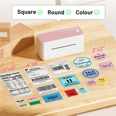 PHOMEMO PM241-BT 203DPI Inkless Thermal Printer Bluetooth-compatible Label Printer