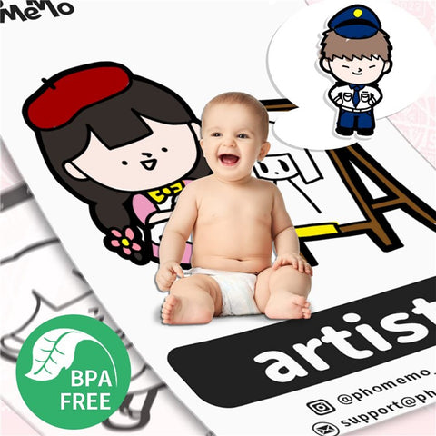 PHOMEMO M04AS Mini Bluetooth-compatible Thermal Printer Wireless Inkless Photo Label Notes Printer