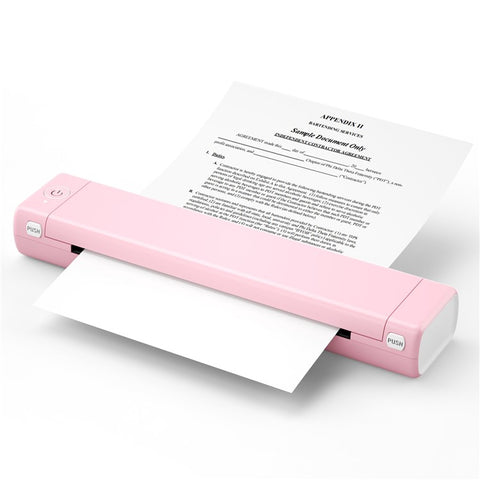 PHOMEMO M08F Bluetooth-compatible Inkless Thermal Printer Document Contract A4 Paper Printer, A4 Version / 210mm Print Width