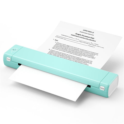 PHOMEMO M08F Bluetooth-compatible Inkless Thermal Printer Document Contract A4 Paper Printer, A4 Version / 210mm Print Width