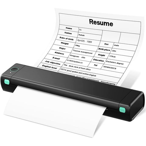 PHOMEMO M08F Portable Bluetooth-compatible Inkless Thermal Printer Document Map Printer, Letter Version / 216mm Print Width