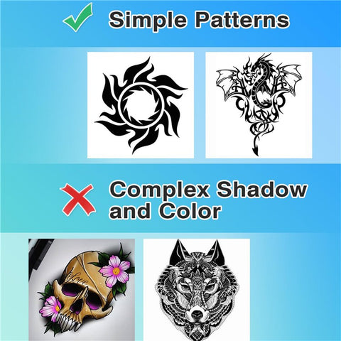 PHOMEMO M08F Thermal Printer Portable Bluetooth-compatible Inkless Printer, Tattoo Version / 216mm Print Width