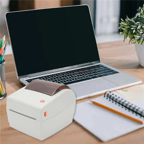 TP403 180mm / s Fast Printing Desktop Thermal Printer Barcode Label Printer, USB+Bluetooth-compatible Version