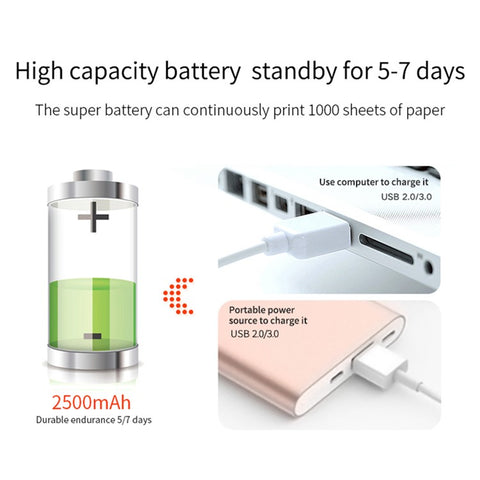HL40 Cell Phone Bluetooth-compatible USB Thermal Label Printer 4 inch Printing Machine