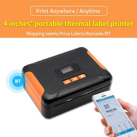 HL40 Cell Phone Bluetooth-compatible USB Thermal Label Printer 4 inch Printing Machine