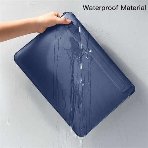 WIWU Skin Pro II Series Waterproof Ultra-thin PU Leather Laptop Sleeve Bag for MacBook Pro 16 inch 2021