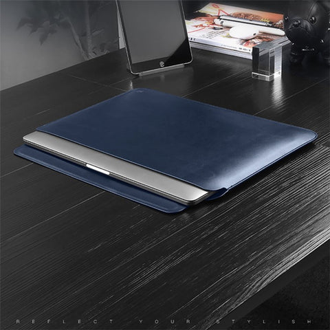 WIWU Skin Pro II Series Waterproof Ultra-thin PU Leather Laptop Sleeve Bag for MacBook Pro 16 inch 2021
