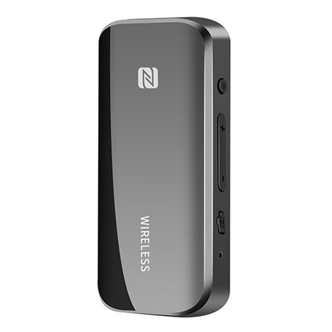 T40 Bluetooth-compatible 5.0 Receiver Push Back Clip Wireless Receiving and Transmitting 2-in-1 Car Adapter for Audio Listening to Music Hands-free Calling