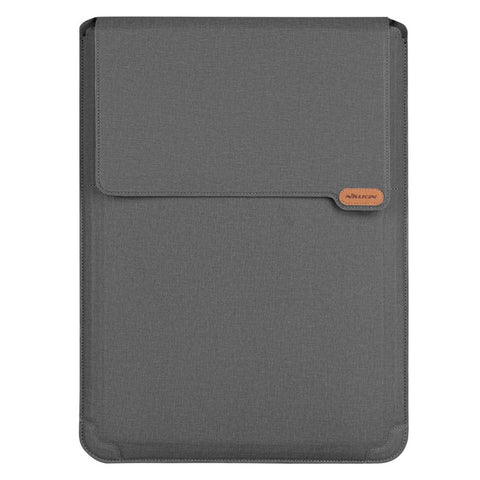 NILLKIN Versatile Plus 15.6 - 16.1-inch Laptop Sleeve Multifunctional Litchi Texture PU Leather Cooling Stand Notebook Bag with Mouse Pad Function