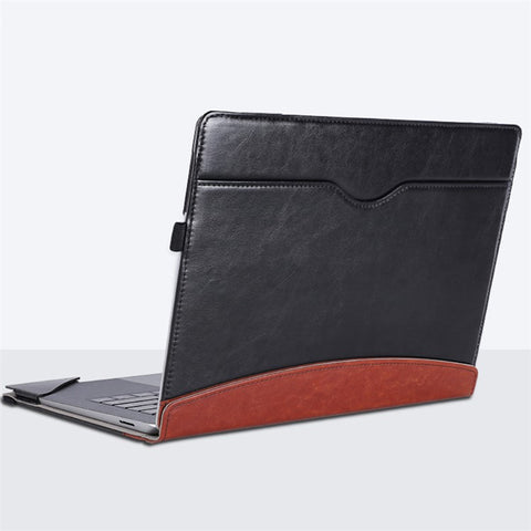 SS-26 Laptop Case Cover for Microsoft Surface Laptop 1 / 2 / 3 / 4 13.5 inch, PU Leather Stand Notebook Sleeve Skin Pouch