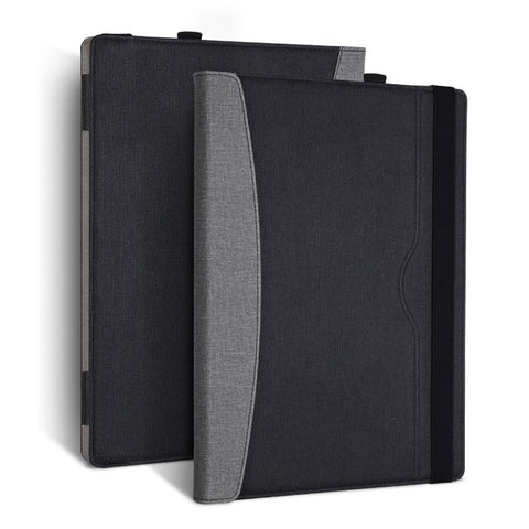 SS-26 Laptop Case Cover for Microsoft Surface Laptop 1 / 2 / 3 / 4 13.5 inch, PU Leather Stand Notebook Sleeve Skin Pouch