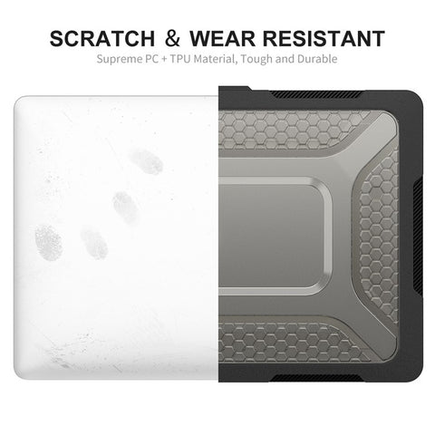 ENKAY HAT PRINCE for MacBook Air 13 inch (2026) A3449 / (2025) A3240 / (2024) A3113 / (2022) A2681 (EU) Laptop Case with TPU Keyboard Film