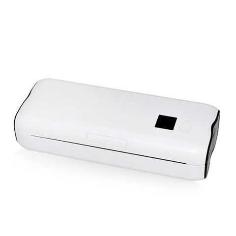A4 Mini Phone Bluetooth-compatible USB Connection Inkless Printer Rechargeable ABS Thermal Photo Printer with 50 Print Papers