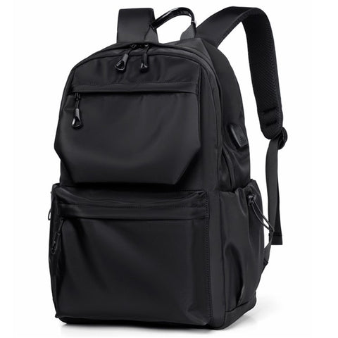 1828 Student Bookbag Men's Polyester Travel Shoulders Bag Backpack 14-Inch Laptop Bag Daypack
