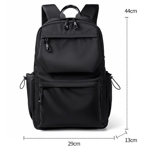 1828 Student Bookbag Men's Polyester Travel Shoulders Bag Backpack 14-Inch Laptop Bag Daypack