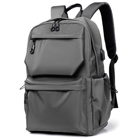 1828 Student Bookbag Men's Polyester Travel Shoulders Bag Backpack 14-Inch Laptop Bag Daypack
