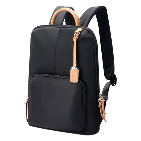 BOPAI 14-inch Laptop Waterproof Backpack Nylon Polyester Business Commute Notebook Shoulder Bag